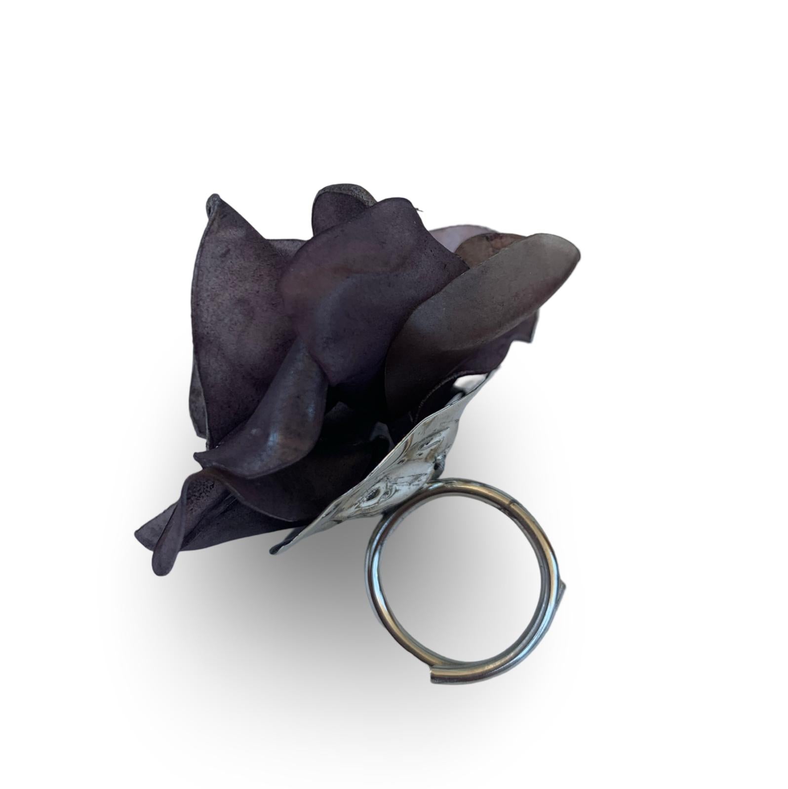 ANILLO PEONIA NEGRO