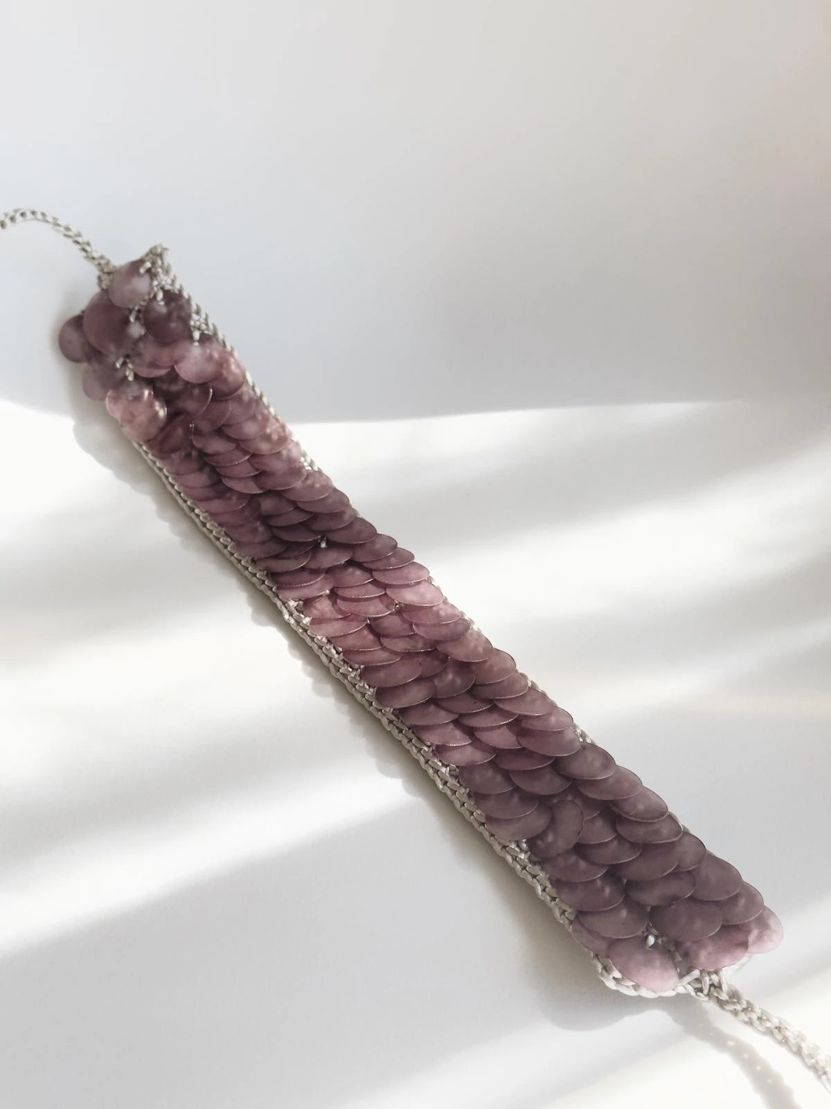 CHOKER SEQUIN LAVANDA