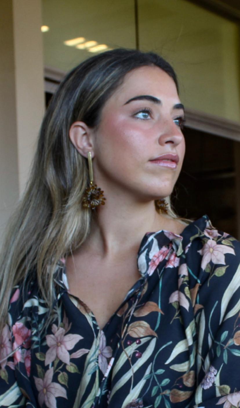 DAHLIA LONG STICK MOSTAZA