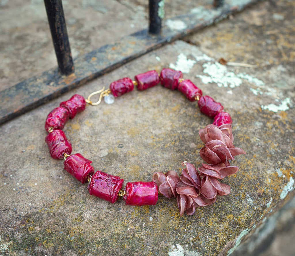 Collar MARIPOSERA ROSA