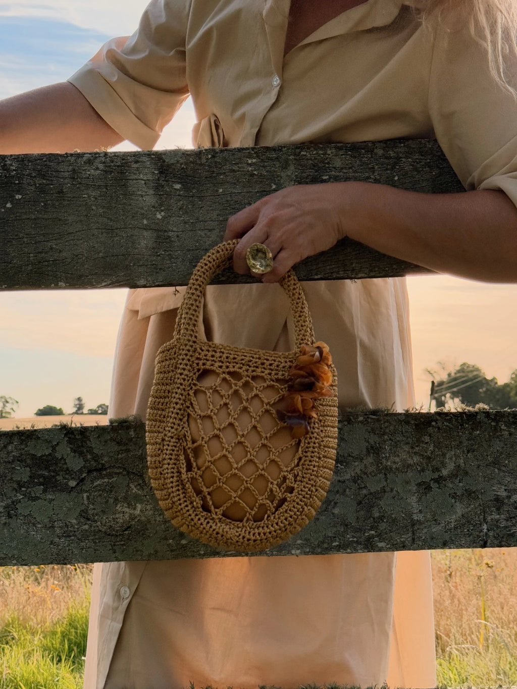 MINI BAG PETALOS CINNAMON