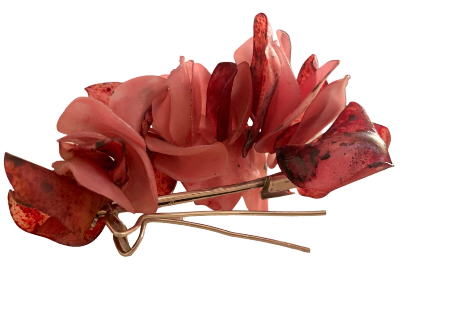 PRENDEDOR PETALOS ROJO